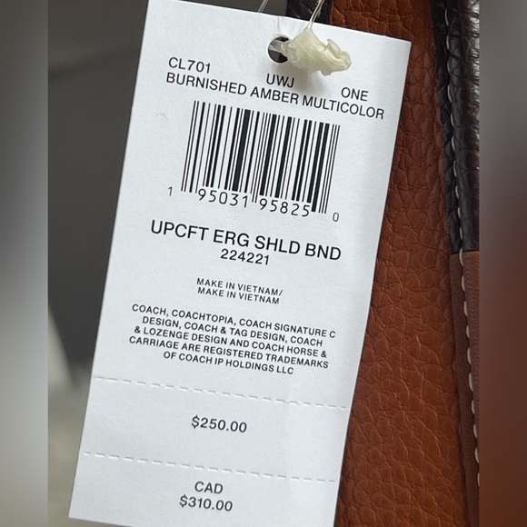 💰SOLD - CL701 - Coach Ergo Shoulder Bag in Coachtopia Leather - Picture 10 of 11